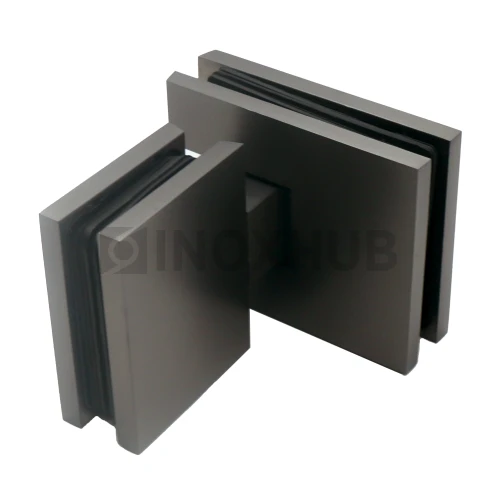 Петля (520 GM) стекло-стекло 180°, нерж. сталь, антрацит