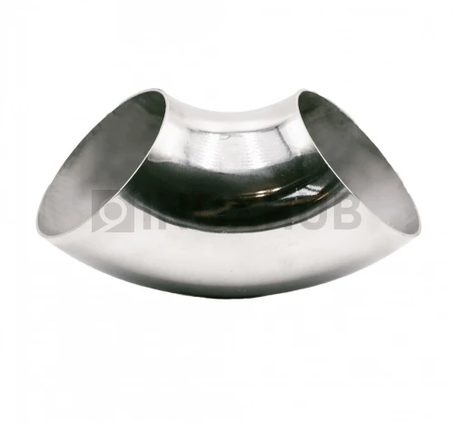 Отвод Ø101.6×2.0 мм, AISI 304, GRIT 600