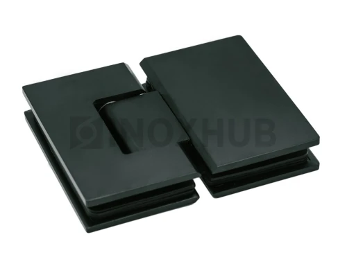 Петля (303 BLC) стекло-стекло 180°, нерж. сталь Черный мат