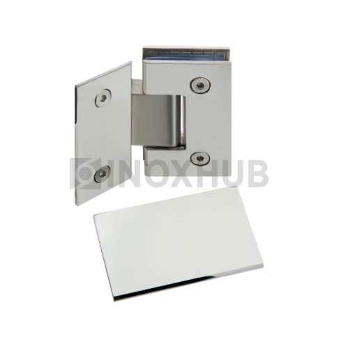 Петля (302 PSS) стекло-стекло 135° (без фаски), нерж. сталь полированная