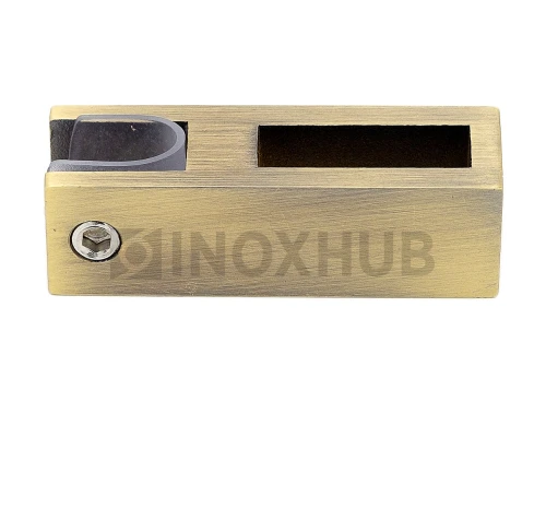 Держатель стекла (345 Bronze) вертикальный, для штанги 30×10 мм, под Бронзу