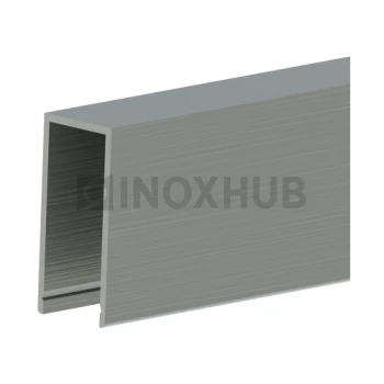 П швеллер 24 Al верхний, 40 мм, кратно 3 м, не анодированный алюминий