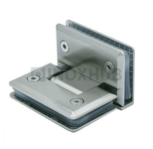 Петля (304 SC) стекло-стекло 90°, матовый хром