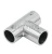 Соединитель-тройник (902 PSS)  штанги Ø19 мм, нерж. сталь полированная