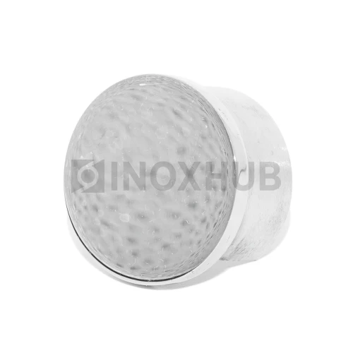 Заглушка для поручня с пазом, Ø42.4 мм, AISI 304, GRIT 600