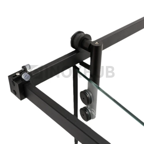 Комплект душевой (600 BLC) со сменным положением полотна, нерж. сталь Черный мат