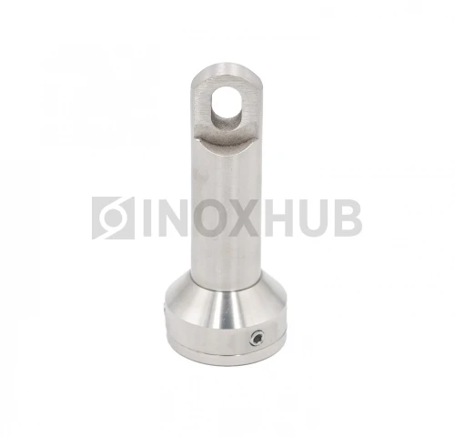 Крепление без стеклодержателя 75 мм (203-75 SSS), AISI 304, нерж. сталь матовая