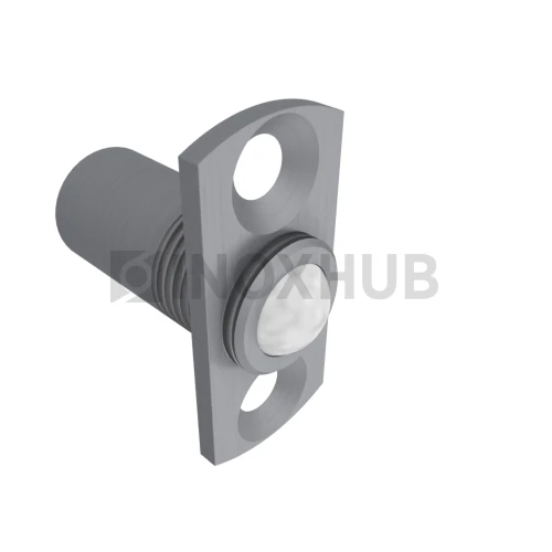 Фиксатор для двери (420 al) шариковый, шлифованный алюминий