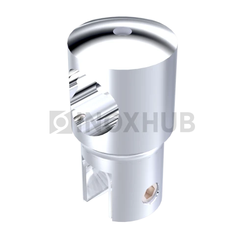 Держатель стекла (914 PC) сквозной, штанга Ø19 мм, полированный хром