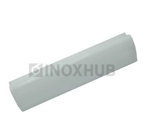 Пластиковый поручень, фигурный, цвет Белый, 38.0×64.0×4000 мм