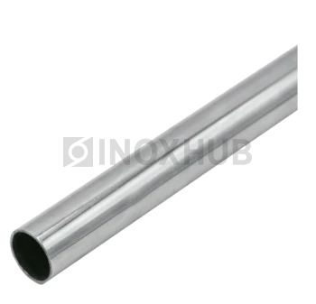 Труба круглая AISI 201, ASTM A554, Ø20.0×1.2×4000 мм, GRIT 600