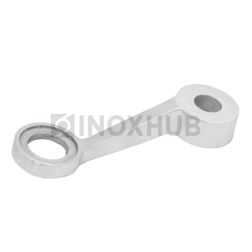 Половина I-образного спайдера, КОРОТКИЙ, AISI 316, GRIT 320 