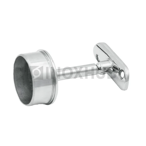 Наконечник штырь с ложементом (Ø50.8) регулируемый, Ø50.8×1.5 мм, AISI 304, GRIT 600