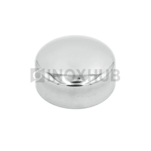 Заглушка внешняя штамп., Ø38.1 мм, AISI 304, GRIT 600