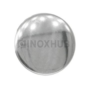 Заглушка штамп. под сварку, Ø38.1 мм, AISI 304, GRIT 600
