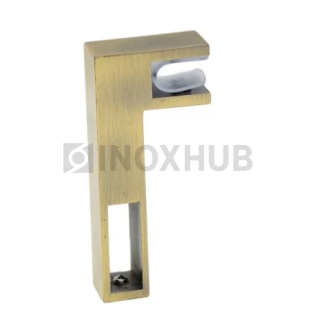 Держатель стекла (346 Bronze) горизонтальный, для штанги 30×10 мм, под Бронзу