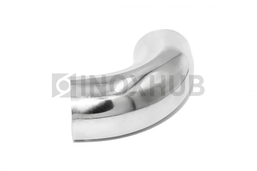 Отвод деревянного или пластикового поручня, Ø49.0 мм, AISI 201, GRIT 600