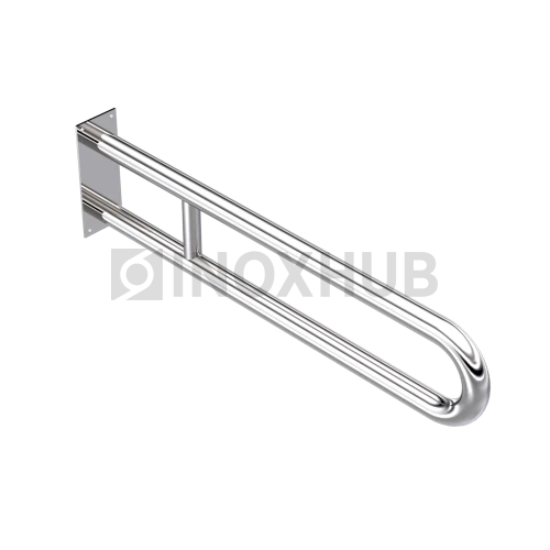 Поручень двойной фиксированный, Ø38 мм, AISI 201, GRIT 600