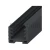 Уплотнитель в поручень с пазом 24.0×24.0 мм, стекло 16.0 мм, кратно 3 м, Черный