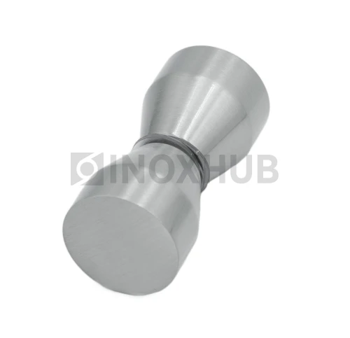 Кноб (693 SC), стекло 6.0-12.0 мм, матовый хром