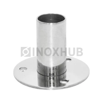 Треханкерная закладная для крепления стойки Ø38.1 мм, AISI 201, GRIT 600