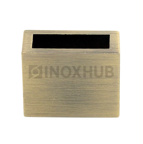 Держатель штанги (343 Bronze) стена-штанга 30×10 мм, под Бронзу