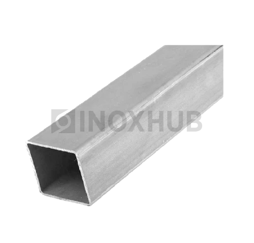 Профильная труба AISI 304, 25×25×1.2×6000 мм, GRIT 320