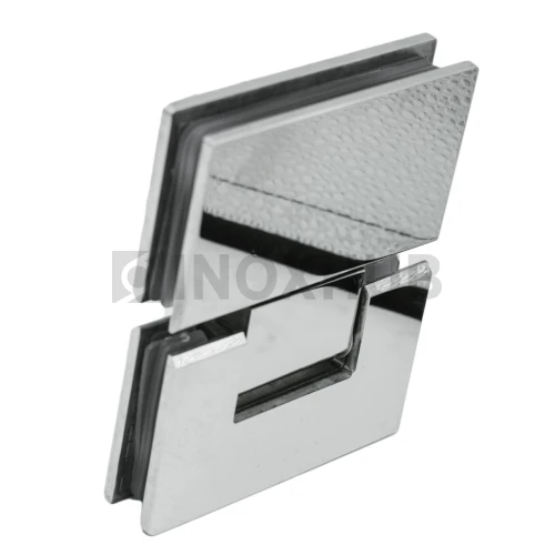 Петля (303 PSS) стекло-стекло 180° (без фаски), нерж. сталь полированная