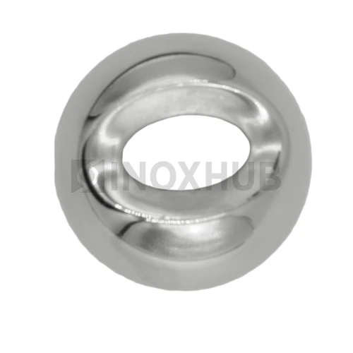 Соединение поручня со стойкой штамп. под 90°, Ø50.8 мм, AISI 316, GRIT 600
