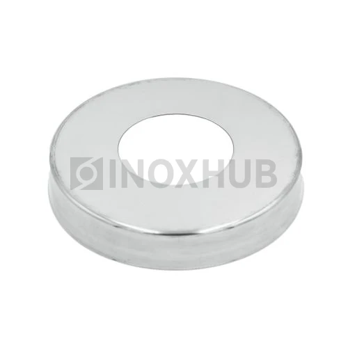 Низ стойки большой декоративный, Ø38.1×86.0 мм, AISI 304, GRIT 600