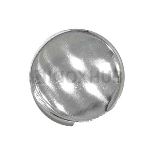 Заглушка для поручня с пазом, Ø48.3 мм, AISI 304, GRIT 600