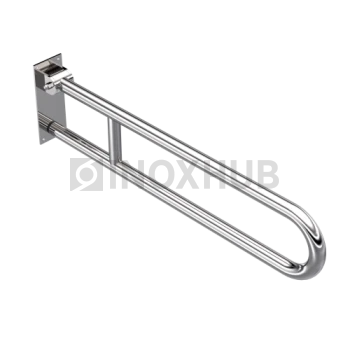 Поручень двойной откидной, Ø32 мм, AISI 304, GRIT 600