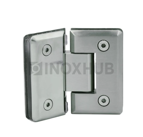 Петля (302 SC) стекло-стекло 135°, матовый хром