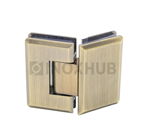 Петля (302 Bronze) стекло-стекло 135°, под Бронзу