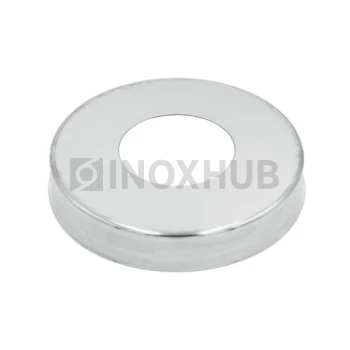 Низ стойки большой декоративный, Ø38.1×86.0 мм, AISI 304, GRIT 600