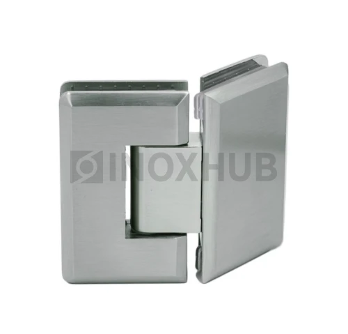 Петля (302 SC) стекло-стекло 135°, матовый хром