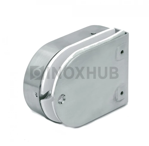 Замок (016-1 SSS) без сверления, с ответной частью на стену, нерж. сталь матовая