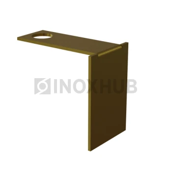 Торцевая заглушка для Профиль п-обр. (756 Bronze), 19×13 мм, под Бронзу