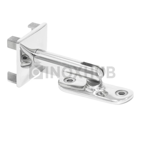 Наконечник штырь литой облегченный с ложементом (Ø50.8) регулируемый, 40.0×40.0 мм, AISI 304, GRIT 600