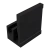 Профиль-упор на стену (716 BLC), L=2200, алюминий, Черный мат