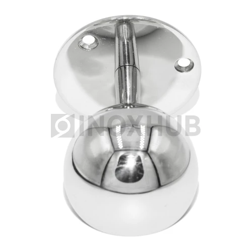 Пристенное крепление "кольцо" оконечное Ø50.8 мм, AISI 304, GRIT 600