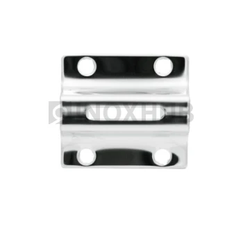 Пластина торцевого крепления стойки под сварку, Ø38.1 мм, AISI 304, GRIT 600