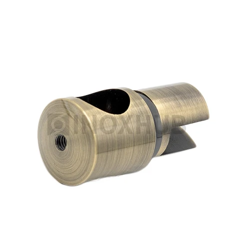 Держатель стекла (914А Bronze) торцевой, штанга Ø19 мм, под Бронзу