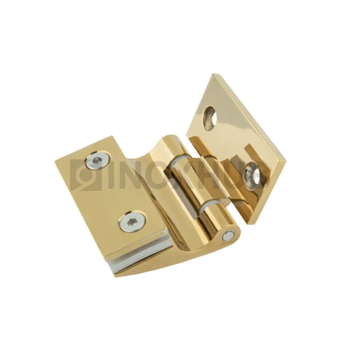 Петля (513 Gold) стена-стекло, открывание наружу, под Золото