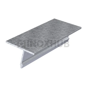 Крышка 24.5 на профиль 80/102/106 для стекла 16-20 мм, L=3000, не анодированный алюминий