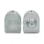 Замок (016-2 SSS) без сверления, с ответной частью на стекло, нерж. сталь матовая