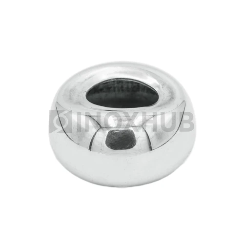 Соединение поручня со стойкой штамп. под 90°, Ø32.0 мм, AISI 304, GRIT 600