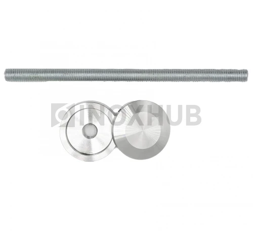 Точечный стеклодержатель, стекло 6.0-30.0 мм, М12, AISI 304, GRIT 320