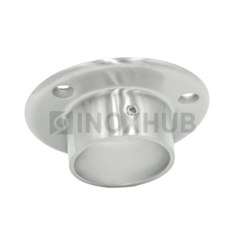 Фланец настенный литой, Ø38.1 мм, AISI 304, GRIT 320