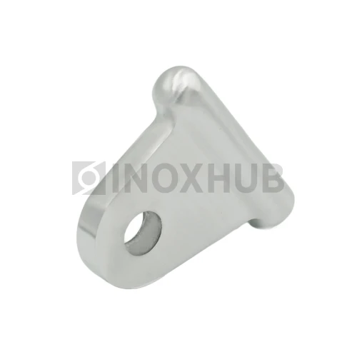 Серьга для крепления рутеля к тяге, AISI 316, GRIT 320